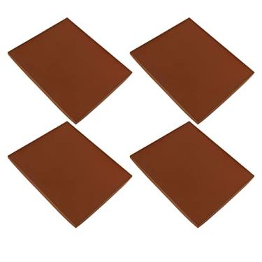 Imagem de 4 Peças Tapetes de Silicone para Desidratador Alimentos Grau Alimentar Resistentes a Altas Temperaturas com Borda Antiaderente Frutas Legumes Carne Se