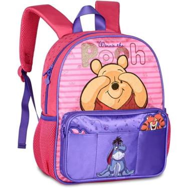 Imagem de Mochila de Costas 33cm Infantil Ursinho Pooh Clio PO24573D