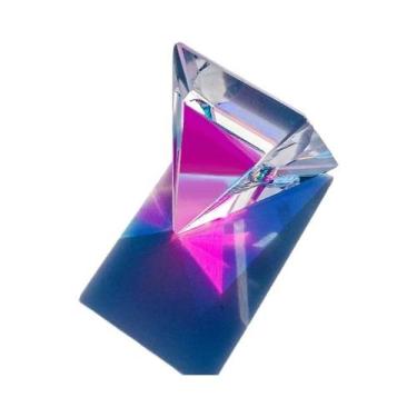 Imagem de Prisma De Dispersão De Vidro Óptico RGB Mini K9 Crystal Cube Beads Par