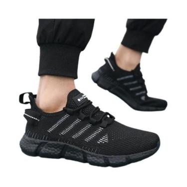 Imagem de Tênis Masculino De Verão Em Malha Respirável, Solado Macio, Confortáve