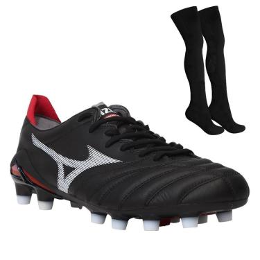 Imagem de Kit Chuteira Campo Mizuno Morelia Neo IV Japan + Meião