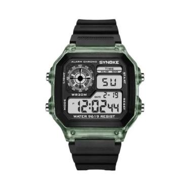 Imagem de Relógio Digital Esportivo À Prova d'Água Para Homens E Mulheres, Lumin