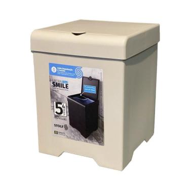 Imagem de Lixeira De Pia Smile 5,4l - Stolf Areia