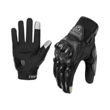 Imagem de Luvas De Motocicleta Rosa E Pretas Para Mulheres, Luvas De Verão Em Ma