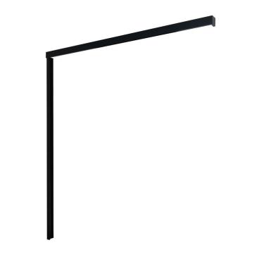 Imagem de Kit de Correr de Madeira Preto - 2,20 Metros