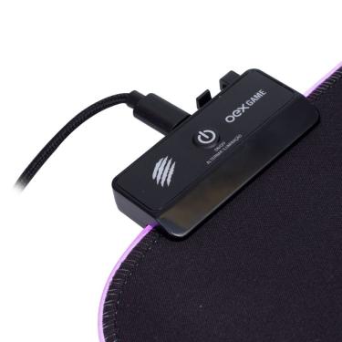 Imagem de Mousepad Gamer Com Led - Big Glow Mp311 Speed - Grande Preto