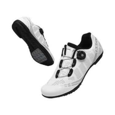 Imagem de Sapatos De Ciclismo Unissex Para Montanha E Estrada Com Solado De Borr