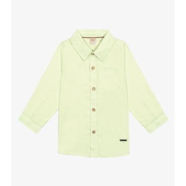 Imagem de Camisa Infantil Manga Longa Trick Nick Verde, 3, Verde