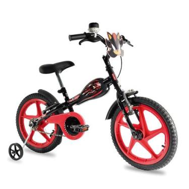 Imagem de Bicicleta Infantil Com Rodinhas Aro 16 Shadow Preto Verden Bikes