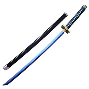 Imagem de Katana Led Tokito Nichirin Muichiro Demon Slayer Decorativa - Tenda Me