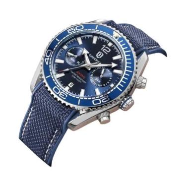 Imagem de Relógio De Quartzo Masculino À Prova d'Água Com Pulseira De Silicone, 