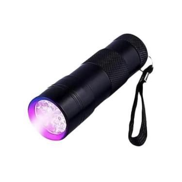 Imagem de Lanterna Luz Negra UV Detecta Dinheiro Falso Urina de Gato Escorpião -