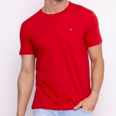 Imagem de Camisetas FMF Básicas Masculina em Algodão Premium no Estilo Bordado França-Masculino