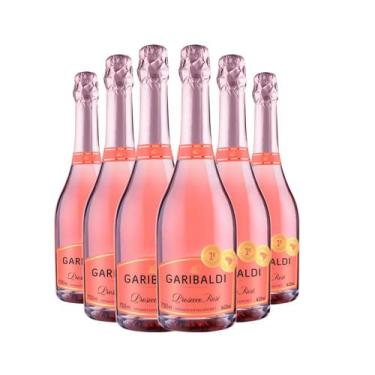 Imagem de Kit 6 Espumante Garibaldi Prosecco Brut Rosé 750ml