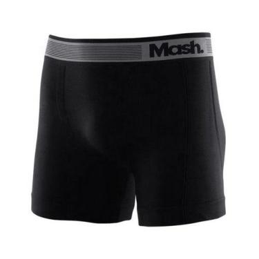 Imagem de Cueca Masculina Mash Boxer Preta - 71001, G