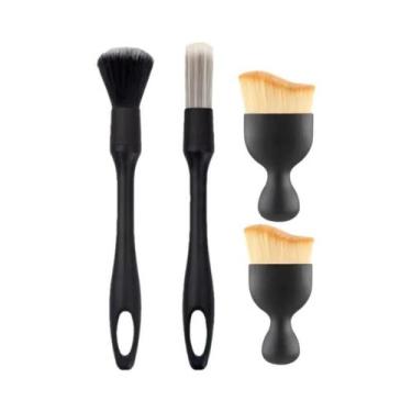 Imagem de Conjunto De Escovas Para Detalhamento Interno De Carros, Ferramenta De