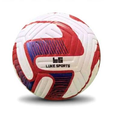 Imagem de Bola de futebol tamanho 5 oficial Society e Campo Branca e Vermelha