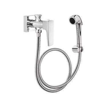 Imagem de Ducha higiênica c/ registro e derivação Lift cromado Docol