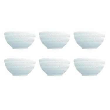 Imagem de Kit 06 Bowl Tigela Sobremesa Porcelana Chevron 418 ml Germer - Germer 