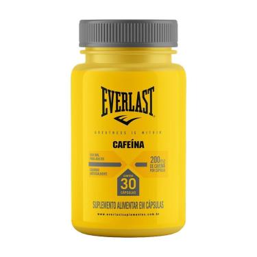 Imagem de Cafeína 210mg em Cápsulas 30 Unidades Everlast Suplementos-Unissex