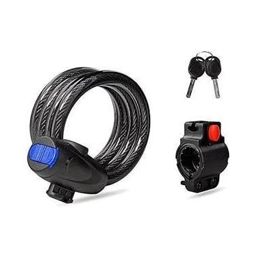 Imagem de Cadeado Com Corrente Reforcado Com Trava De Seguranca Para Bicicleta e