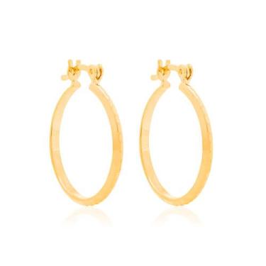 Imagem de Brinco Argola. - Rommanel Cor:Dourado, Dourado