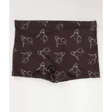 Imagem de Sunga Juvenil Estampa Tubarão MR Tam 10 a 16-57079, 8, Preto