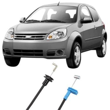 Imagem de Cabo Acionamento Fechadura Dianteira Ka 2008 Ate 2014 7S55B218A01Ab - 