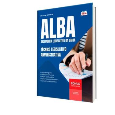 Imagem de Apostila ALBA - Técnico Legislativo - Administrativa - Apostilas Opção