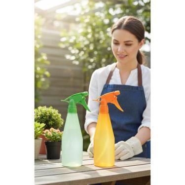 Imagem de 2x Kit 2 Borrifador Pulverizador Leve 500ml Essencial Casa & - Congrat