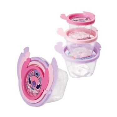 Imagem de Kit 3 Potinhos Porta Lanche Lancheira Potes Congelar Papinha - - PLASU