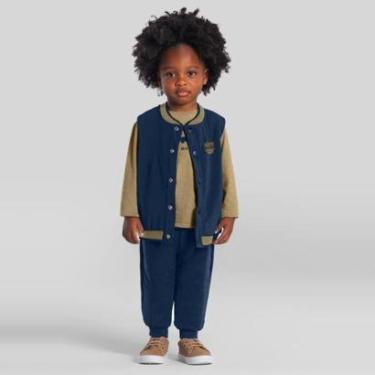 Imagem de Conjunto infantil menino estampa de cachorrinho Mundi-Masculino