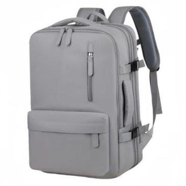 Imagem de Mochila Impermeável Expansível Notebook Viagem Executiva Escolar Reforçada Grande Capac...