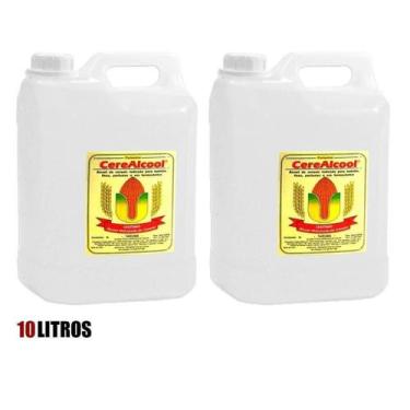 Imagem de Álcool Hidratado Cereais 10 Litros Cerealcool Perfumaria Farmacêutica 