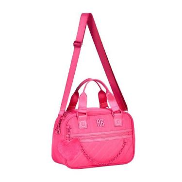 Imagem de Bolsa Feminina Rebecca Bonbon Baú, Transversal e Mão, Alça Regulável. 