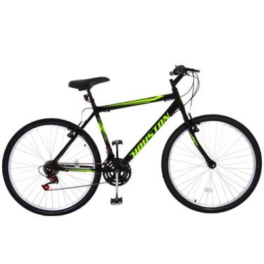 Imagem de Bicicleta Foxer Hammer Houston Aro 26 21 Marchas Preta, Preto