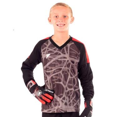 Imagem de Camisa Goleiro Manga Longa Sublimada Cardio Junior 04492 - Poker, Pt, 