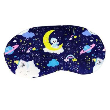 Imagem de Mascara de dormir tapa olho confortável descanso viagem Fofo - Doces S