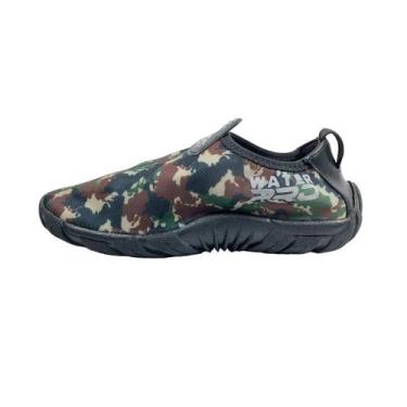 Imagem de Sapatilha Esportiva Bad Fish Water Pro Camuflado Neoprene Sola Emborra