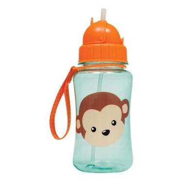 Imagem de Garrafinha Garrafa Infantil Canudo Silicone Animal Fun Buba, 08981