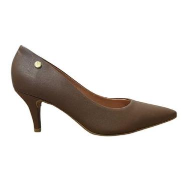 Imagem de Scarpin Casual Feminino Vizzano 1185.702 Pelica Marrom, Marrom, 37