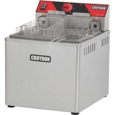 Imagem de Fritadeira Elétrica de Mesa 15 Litros 5000w 2 Cestos FZM5 Croydon 220v