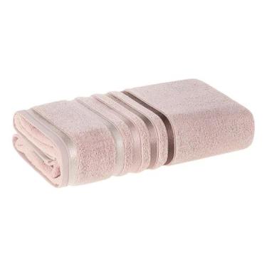 Imagem de Toalha De Rosto Lumina Karsten Cor Rosé/rosa 48x89 Rosa-claro Liso