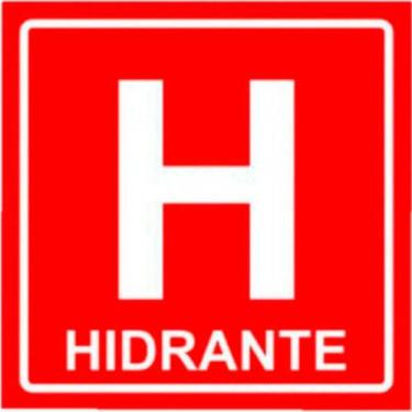 Imagem de Look Placa Sinal.20X20 Lum.Hidrante
