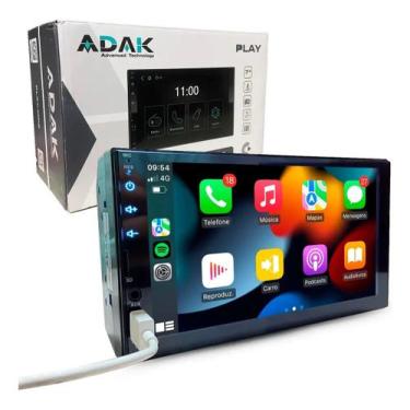 Imagem de Central Multimídia 7 Espelhamento Carplay Android Auto Adak Play Mp5