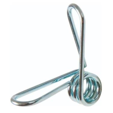 Imagem de Clips De Metal Zebu Para Vareta De 10mm Para Fio Pacote Com 100 Unidad