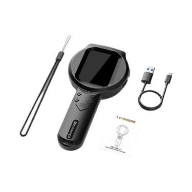 Imagem de Lupa Digital Portátil De 2.8'' IPS 50-100X Para Reparo De Eletrônicos 