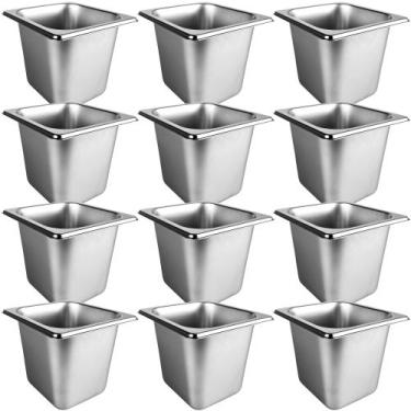 Imagem de Assadeira Norcoin Tamanho 1/6 Profundidade 15 cm Aço Inoxidável