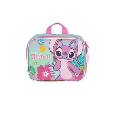 Imagem de Lancheira Térmica Stitch Angel Roxo LA42383SC Luxcel