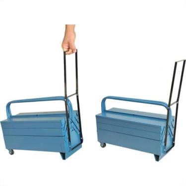 Imagem de Caixa Ferramenta Fercar Com Roda 5 Gavetas X50Cm 10 487